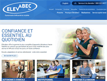 Tablet Screenshot of elevabec.com